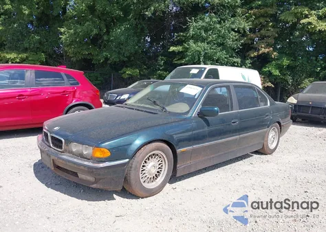 1999 BMW 740Il Il from USA, damaged, VIN WBAGH8330XDP03884